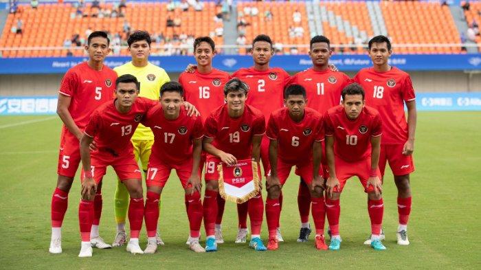 Skuad Timnas U24 Indonesia di Asian Games 2023.