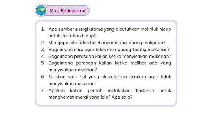 Soal IPAS Kelas 3 SD Halaman 111
