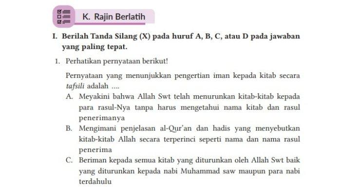 Soal PAI Kelas 8 Halaman 50