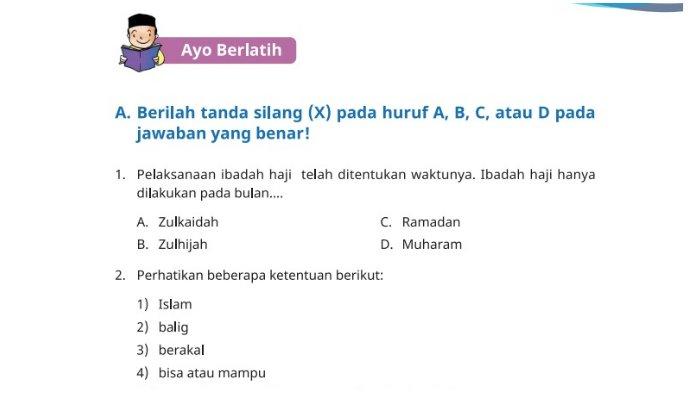 Soal PAI kelas 3 SD/MI halaman 225 Kurikulum Meredeka