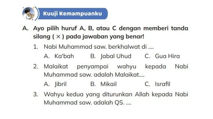 Soal PAI kelas 3 SD/MI halaman 242
