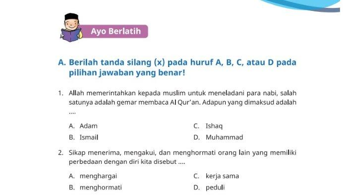 Soal PAI kelas 3 SD/MI halaman 75