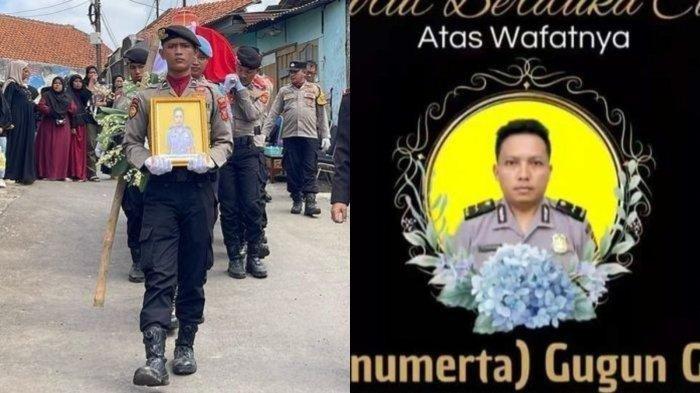 POLISI TEWAS - Sosok Aipda Gugun Gunawan, polisi di Tasikmalaya yang tewas usai bertugas. Ia meninggal dunia dalam kecelakaan lalu lintas.