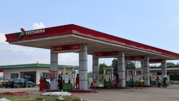 Potret SPBU 14.294.716 di Jalan Patimura, Kabil, Kota Batam, Senin (29/4/2025)