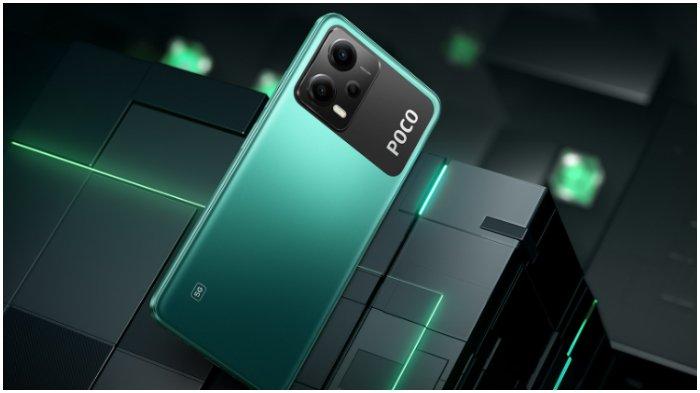 Xiaomi POCO X5 5G warna hijau.