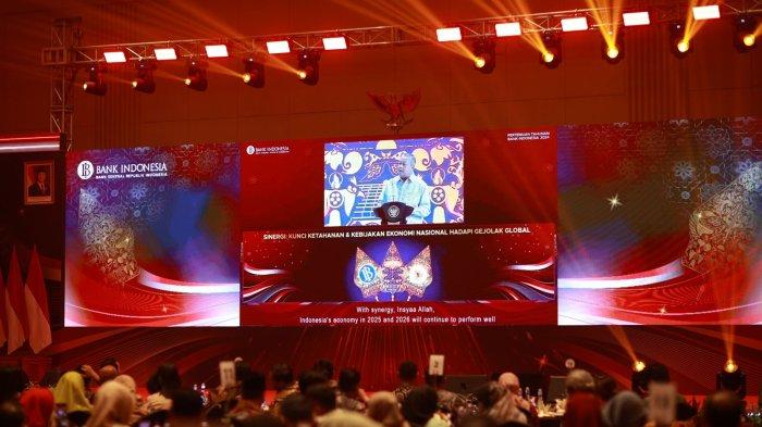 Suasana acara pertemuan tahunan bank indonesia 2024.