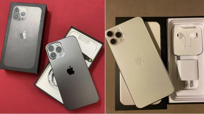 iPhone 11 Pro dan iPhone 13 Pro second.