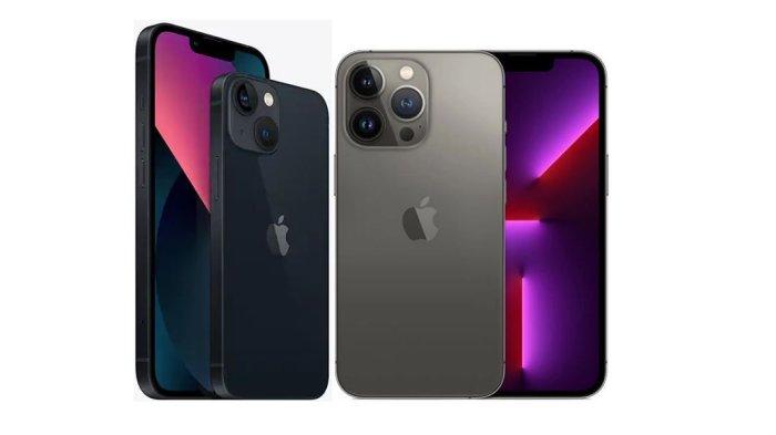 HARGA iPHONE 13- Kolase iPhone 13 series yang punya desain elegan dilansir dari iBox dan Tokopedia, Rabu (30/4/2025). Berikut harga HP iPhone 13 series di Indonesia.