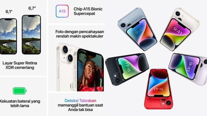 HARGA HP iPHONE- Tangkapan layar iPhone 14 yang dibekali keunggulan mumpuni yang dijual iBox, Kamis (6/3/2025). Berikut harga HP iPhone terbaru mulai dari iPhone 12 hingga iPhone 15 series di iBox per 6 Maret 2025.
