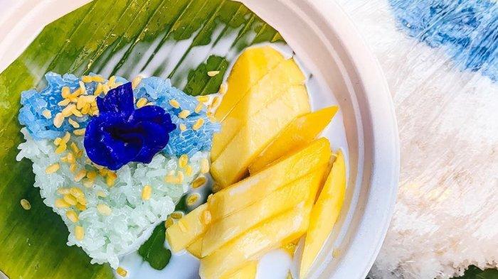 Ilustrasi Mango Sticky Rice