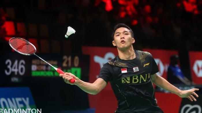 Tunggal putra Indonesia, Jonatan Christie gagal meraih kemenangan saat menghadapi tunggal pria Thailand, Kunlavut Vitidsarn di penyisihan Grup A Thomas Cup 2020, Senin (11/10/2021).