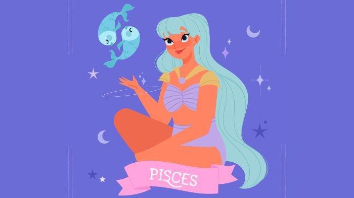 Ilustrasi Zodiak Pisces