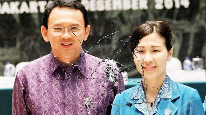 KISAH - Veronica Tan masih simpan foto Ahok di kediamannya. FOTO: POTRET LAMA VERONICA DAN AHOK
