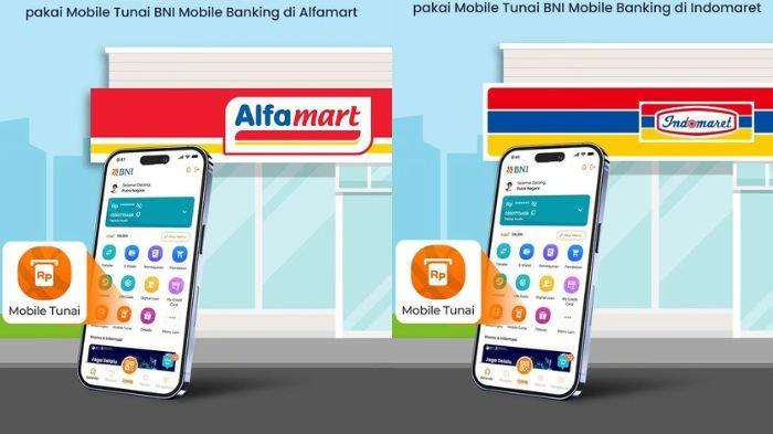 Cara Praktis Tarik Tunai BNI Mobile Banking di Alfamart dan Indomaret ...