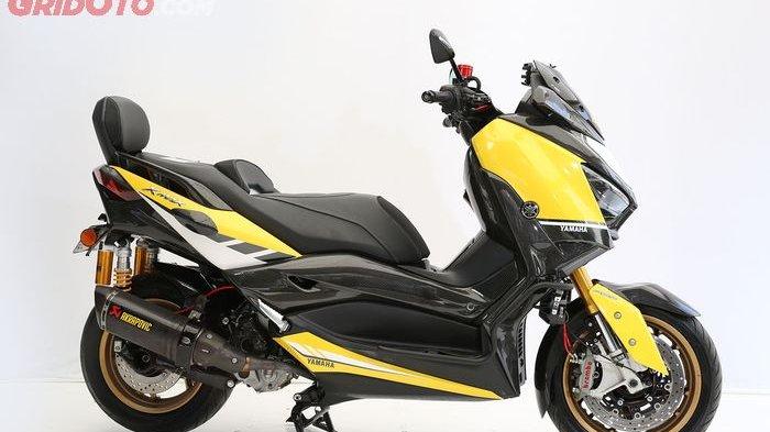 Gantengnya Penampilan Yamaha XMAX Bergaya Racing Pakai Livery 60th ...