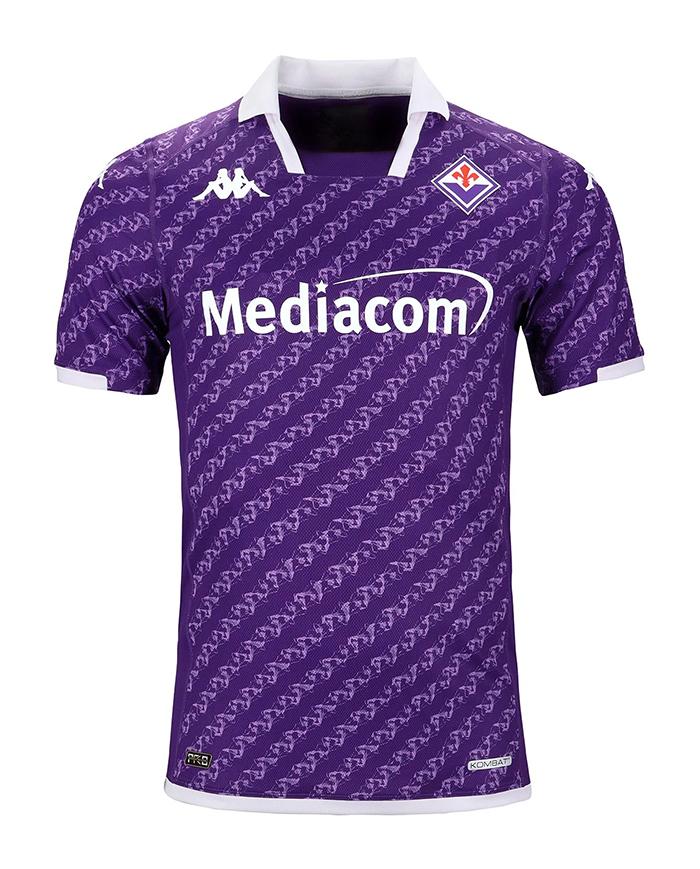 Jersey Kandang ( jersey home) Fiorentina untuk musim 2023-2024