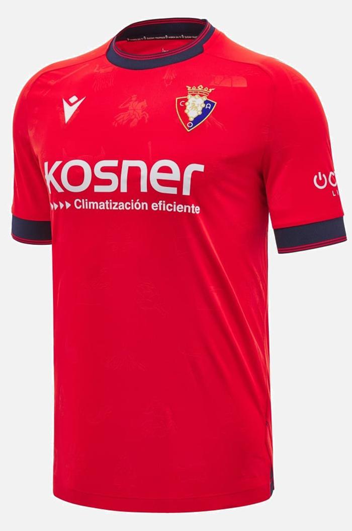 Jersey kandang Osasuna musim 2024-2024