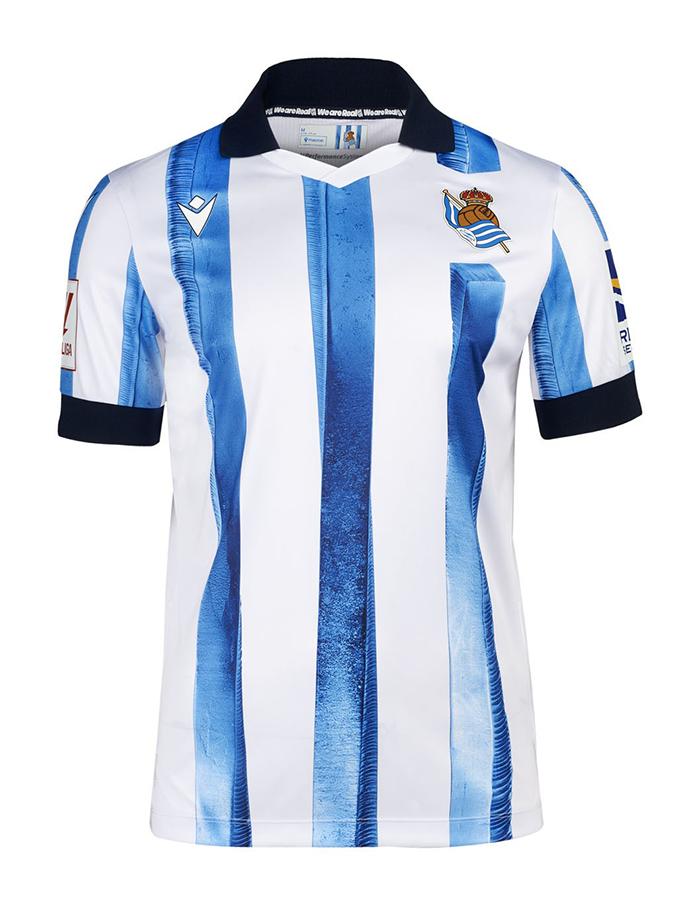 Jersey Kandang ( home jersey ) Real Sociedad musim 2023-2024