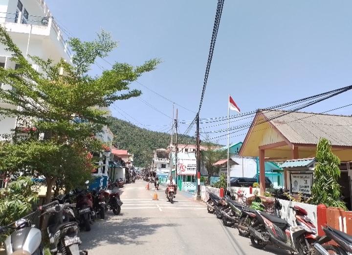 Potret Langit di wilayah Anambas cerah berawan, Rabu (23/10/2024).