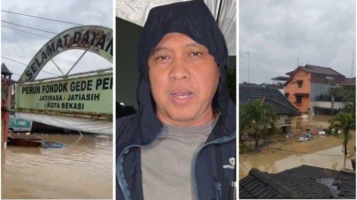 BEKASI DIKEPUNG BANJIR -- Kolasek foto banjir di PGP dan Nusa Indah, Kota Bekasi, Selasa (4/3/2025). Wali Kota Bekasi Tri Adhianto menyebut banjir kali ini merupakan banjir siklus 5 tahun.