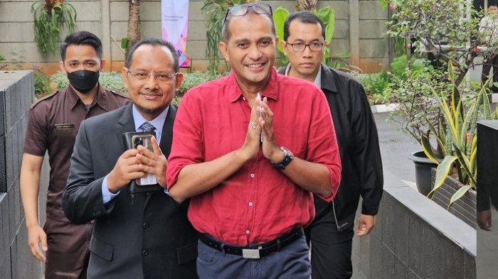 Wamenkumham, Eddy Hiariej memenuhi panggilan penyidik di Gedung Merah Putih KPK, Jakarta, pada hari Senin ini, 4 Desember 2023.