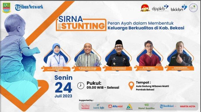 Dinas Pengendalian Penduduk dan Keluarga Berencana (DPPKB) Kabupaten Bekasi dan TribunBekasi.com bakal menggelar talkshow tentang keluarga berencana pada Senin, 24 Juli 2023.