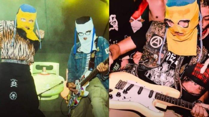 BAND PUNK SUKATANI --- Grup band Sukatani, gambar tersebut diunggah di YouTube Kompas TV, Kamis (20/2/2025). Lirik lagu Bayar Bayar Bayar milik band Sukatani yang membuat video permintaan maaf dan menghapus, berisi sindiran oknum polisi yang langgar aturan.