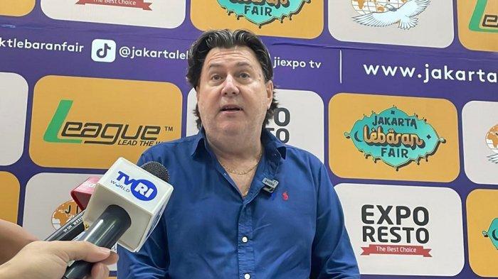 JAKARTA FAIR --- Marketing Director JIExpo, Ralph Scheunemann dalam konferensi pers di JIExpo Kemayoran, Jakarta Pusat, Minggu. JIExpo Kemayoran langsung bersiap menggelar perhelatan Jakarta Fair yang rencananya akan berlangsung pada 12 Juni - 13 Juli 2025 mendatang setelah menutup Jakarta Lebaran Fair (JLF) 2025,