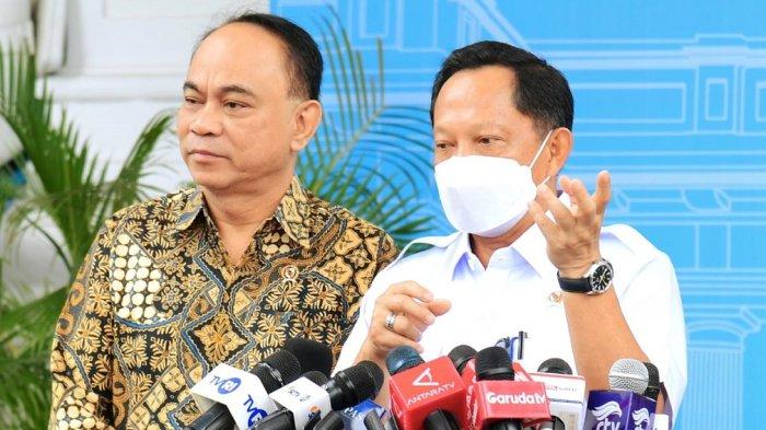 DIADUKAN KE KPK --- Menteri Dalam Negeri Tito Karnavian mengapresiasi masyarakat yang melaporkan soal penggunaan APBN untuk pelaksanaan retret atau pembekalan kepala daerah di Akmil Magelang ke Komisi Pemberantasan Korupsi (KPK). 