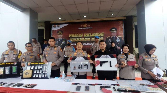 Polres Mateng ungkap kasus menonjol 2025, mulai dari pembunuhan hingga pencurian motor