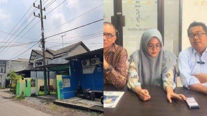 tiang listrik di lahan kosong sebelum dibangun warung
