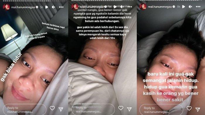 Hanum Mega mengisyaratkan dirinya menyesal telah menjalani hidup dengan suaminya, Herlambang. 