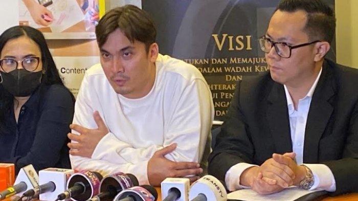 Rendy Kjaernett saat ditemui dalam jumpa pers di kawasan Gambir, Jakarta Pusat, Sabtu (1/7/2023).