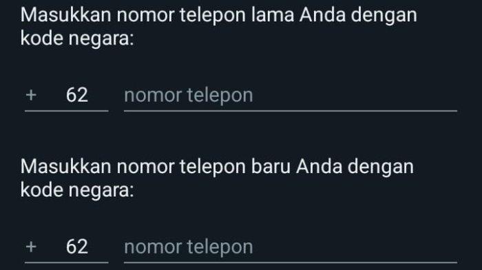 Cara Ganti Nomor Telepon WhatsApp Tanpa Buat Akun Baru, Riwayat Chat dan Kontak Aman Tidak Terhapus