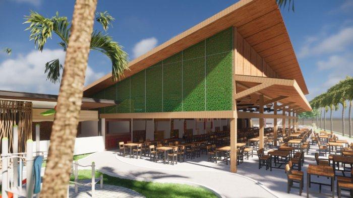 Desain Food Park Jeramba Kubu