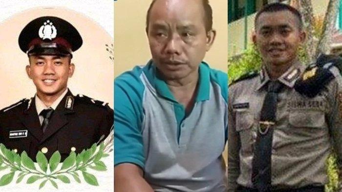Muncul kejanggalan dibalik kematian Bripda Ignatius Dwi Frisco Sirage (kanan), sang ayah, Y Pandi (tengah) mengungkap kabar awal dari Mabes Polri.