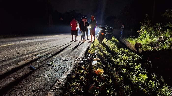 Lokasi kecelakaan di Manggar Belitung Timur, Rabu (26/7/2023).