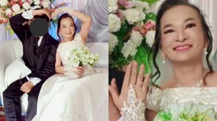 Seorang wanita di Sambas, Kalimantan Barat, Mariana (41), resmi menikah dengan remaja bernama Kevin (16), Minggu (30/7/2023).