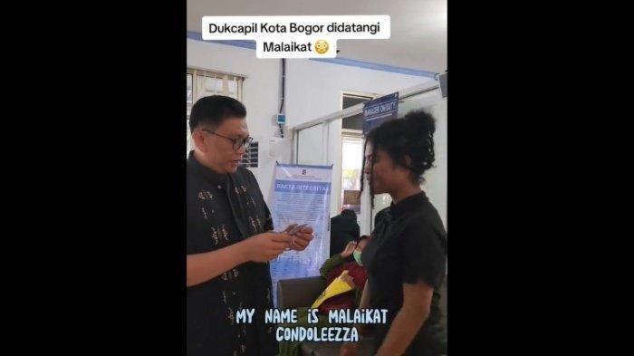 Kedatangan perempuan bernama Malaikat di Dukcapil Kota Bogor