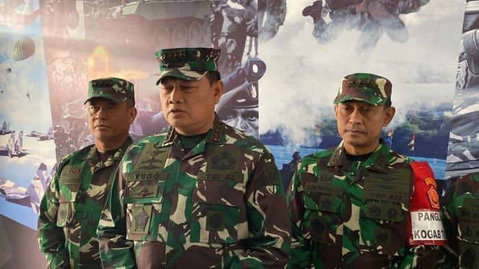 Panglima TNI, Laksamana Yudo Margono, saat ditemui di Sesko AD, Kota Bandung, Senin (24/7/2023).