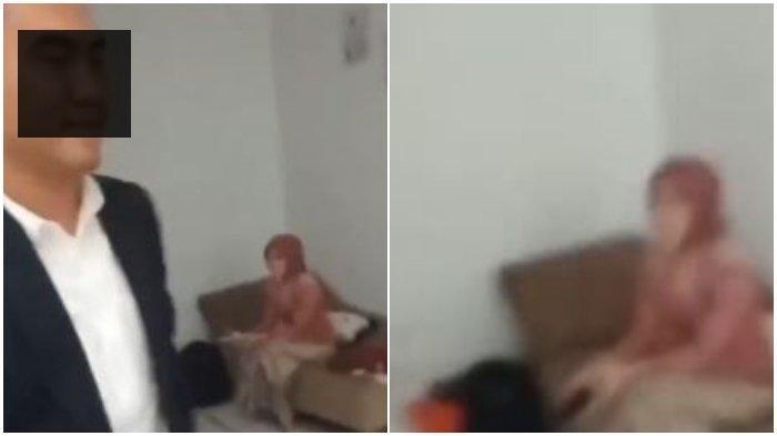 Tangkap layar video viral istri gerebek suami nikah lagi di Medan. Berikut berita terkait viral video seorang istri gerebek suaminya yang nikah lagi di Kota Medan. Kini istri sah lapor polisi.