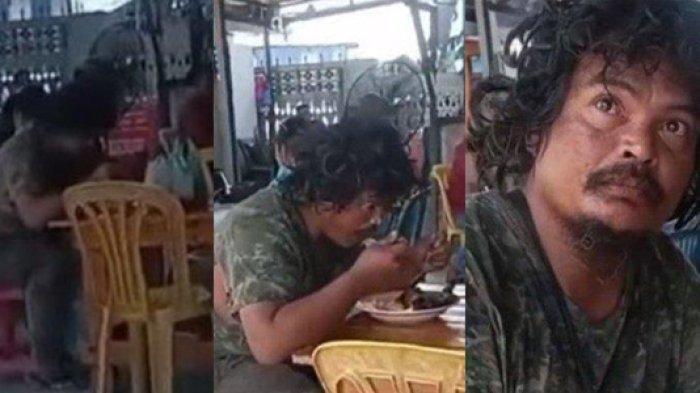 Momen haru seorang wanita menangis saat tak sengaja bertemu mantan suaminya yang kini mengalami gangguan jiwa atau ODGJ.