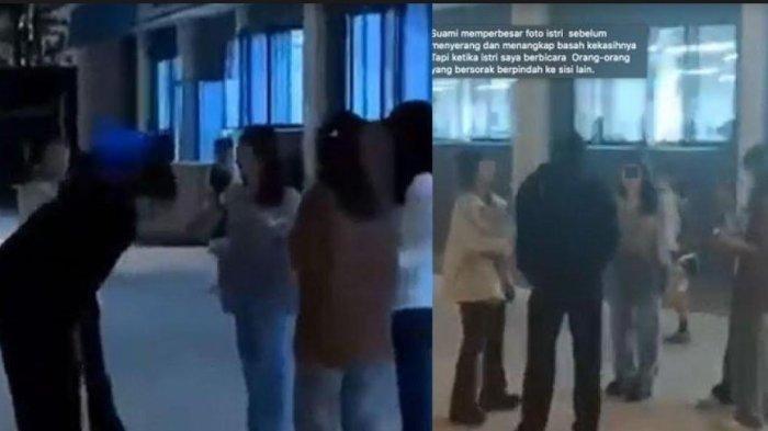 Pria kewalahan dilabrak keempat pacarnya