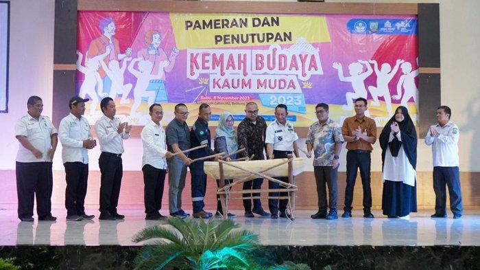 Pameran dan Penutupan Kemah Budaya Kaum Muda (KBKM) 2023 di Auditorium Zahari MZ, Manggar, Belitung Timur, Rabu (8/11/2023).
