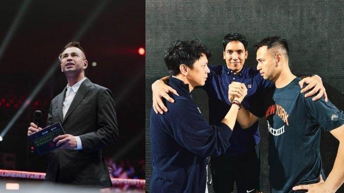 Raffi Ahmad dan potret dirinya bersama Ariel NOAH dengan Desta di antaranya - Raffi Ahmad menantang Ariel NOAH untuk bertanding tinju, berikut klarifikasinya usai tantangannya diterima, rencananya diadakan Desember mendatang.