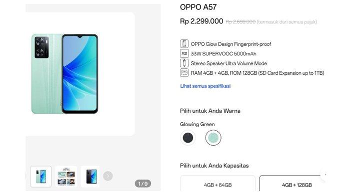 HP Oppo A57