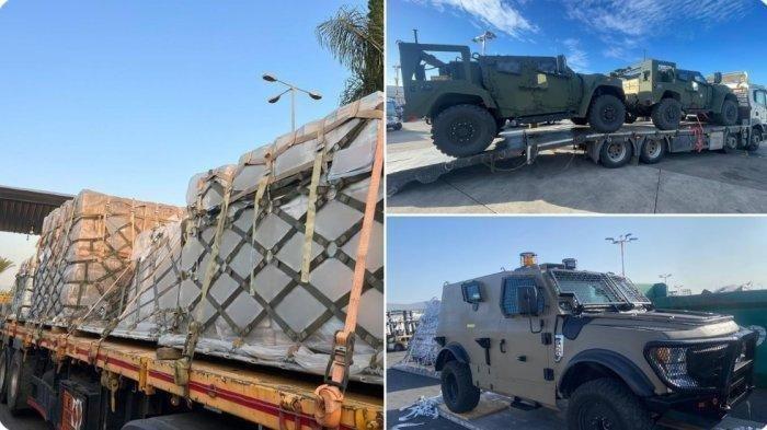 TERIMA KIRIMAN- Israel telah menerima 10.000 ton peralatan militer dari Amerika Serikat sejak dimulainya perang Gaza. Amerika Serikat memasok Israel dengan jumlah yang fantastis, lebih dari 10.000 ton peralatan militer sejak dimulainya perang Gaza pada 7 Oktober.
