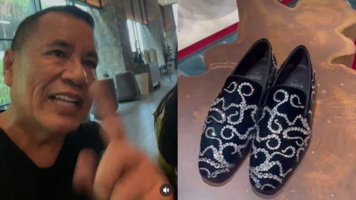 Sepatu yang akan dibeli Hotman Paris di Perancis dibanderol Rp38 juta.