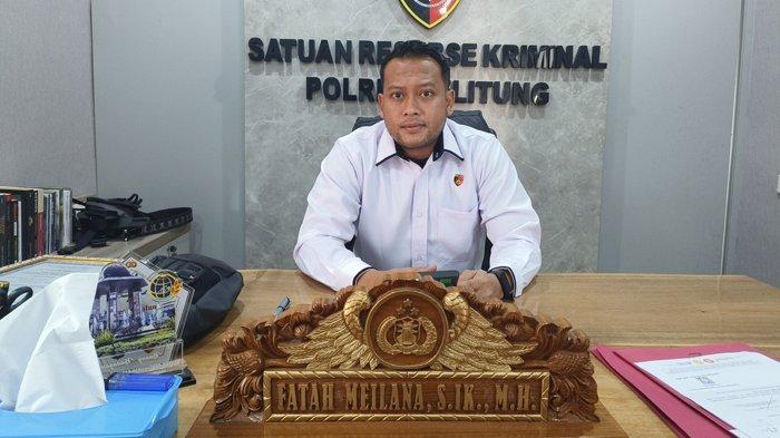 Kasat Reskrim Polres Belitung, AKP Fatah Meilana
