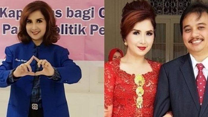 Istri Roy Suryo dengan pakaian tradisional Jawa